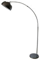 Contemporary Arch Chrome Floor Lamp With Swivel Studio Lamp Head