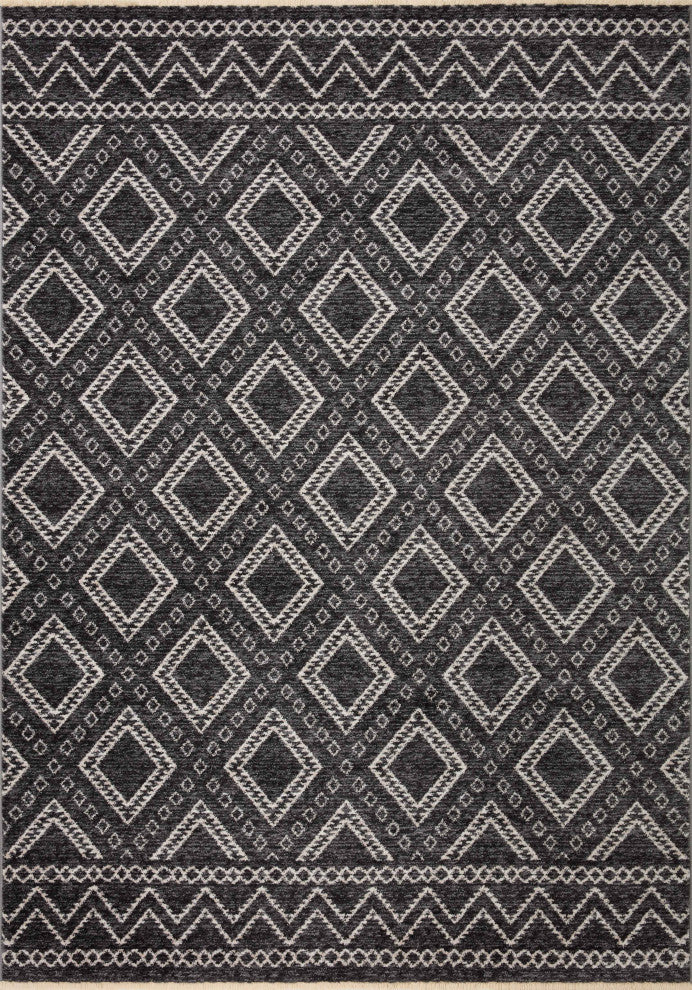 Loloi II Vance Charcoal / Dove 2'-3" X 3'-10" Area Rug