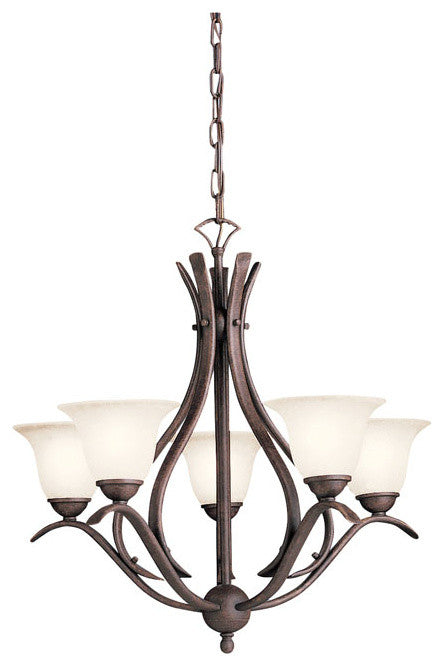 Chandelier 5-Light, Tannery Bronze