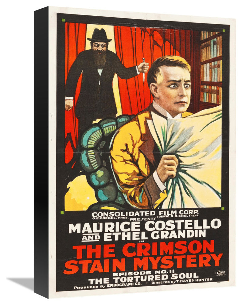 "The Crimson Stain Mystery" Canvas by Hollywood Photo Archive, 12x18"