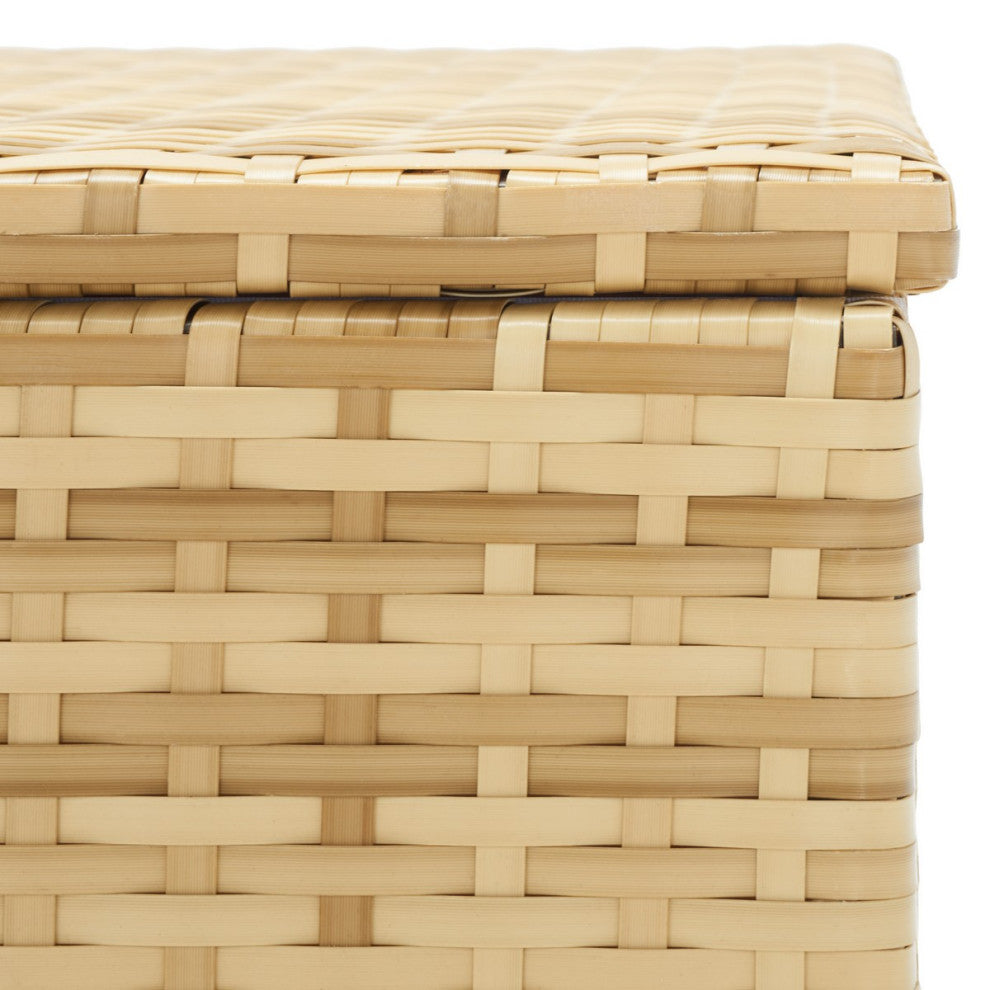 Safavieh Outdoor Oliveira Cushion Box Natural/White Cushion