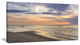 Calm Sunset in Thailand Beach, Landscape Canvas Art Print, 32"x16"