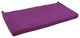 45"X19" Solid Microsuede Bench Cushion, Ultra Violet