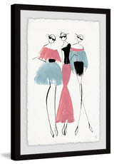 "Pastel Trio" Framed Painting Print, 8"x12"