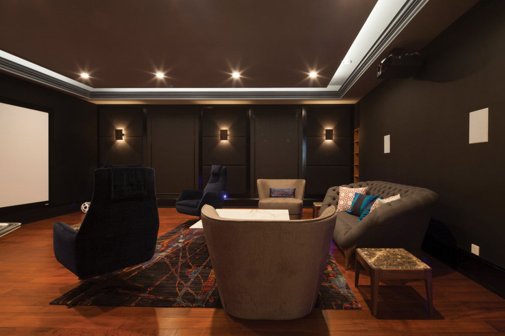 Tersus LED Wall Sconce, Dark Stained Walnut, Metal Plate: None