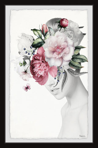 "Whimsical Bloom" Framed Painting Print, 20"x30"