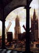 Daniel Vosmaer A View of Delft through an Imaginary Loggia Wall Decal