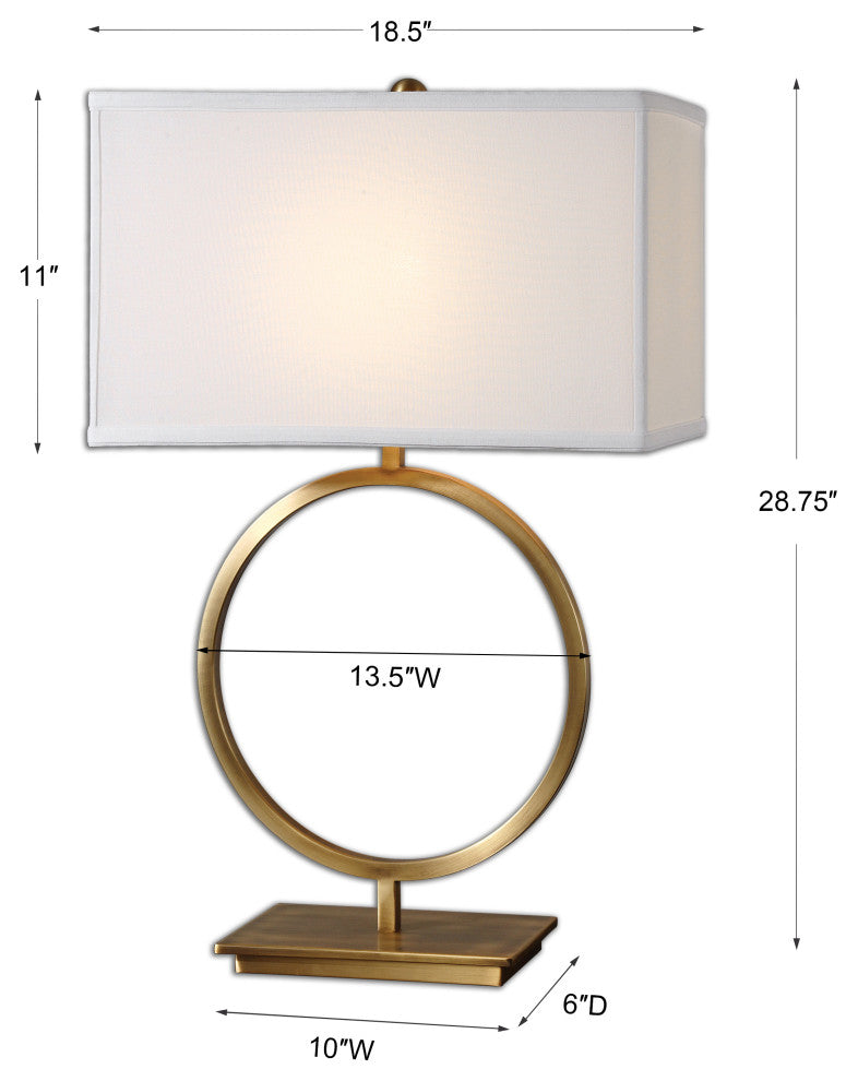 Uttermost Duara Circle Table Lamp