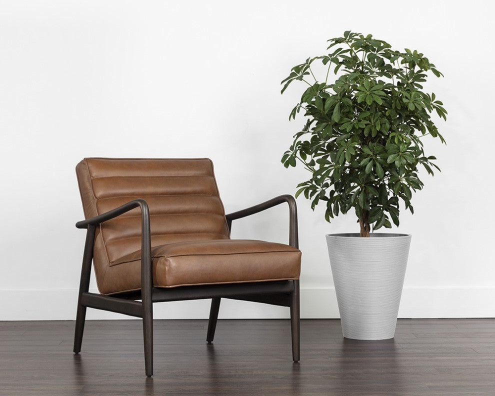 Lyric Lounge Chair, Vintage Caramel Leather