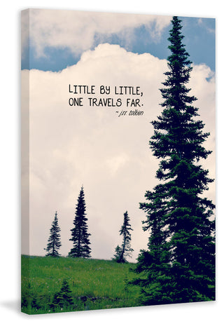 "Little by Little" Painting Print on Wrapped Canvas