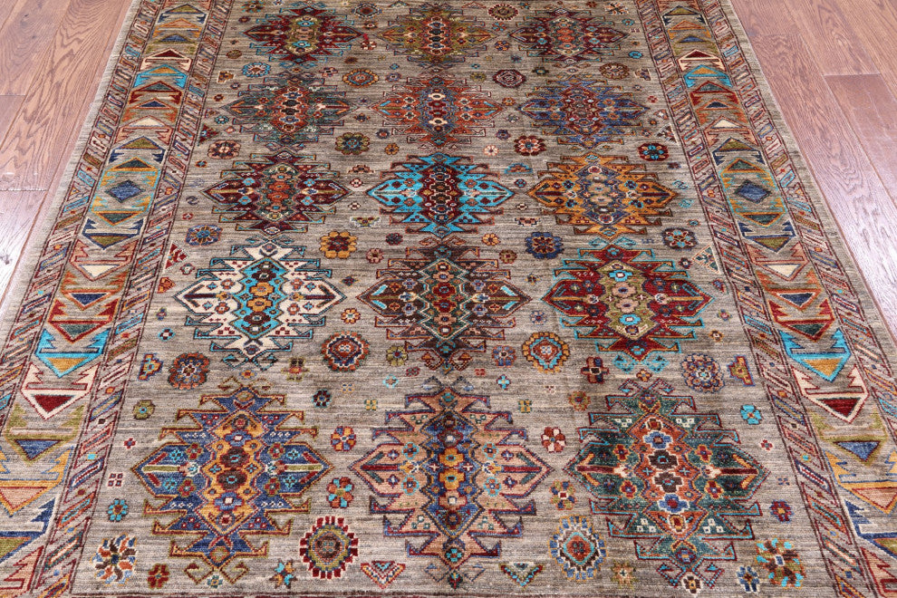 4' 11" X 6' 8" Persian Hand Knotted Wool Rug - Q12192