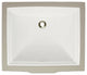 Rectangular Porcelain Sink, Bisque