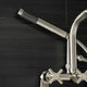 AE8458DX Wall Mount Clawfoot Tub Faucet, Brushed Nickel