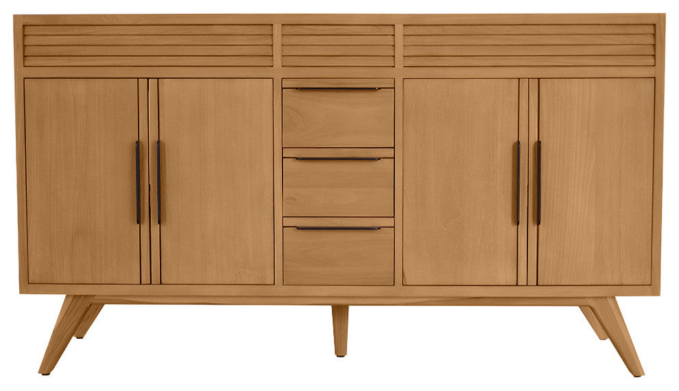Avanity Taylor 60" Bath Vanity Only, Natural Teak