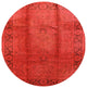 Ahgly Company Indoor Round Mid-Century Modern Area Rugs, 4' Round