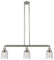 INNOVATIONS LIGHTING 213-SN-G54-LED Small Bell 3 Light Island Light