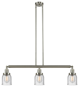 INNOVATIONS LIGHTING 213-SN-G54-LED Small Bell 3 Light Island Light