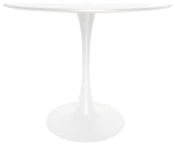 Round Dining Table with Wood Top