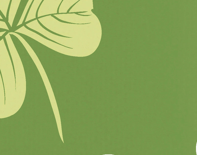 Lucky, Holiday Floral Print Kitchen Towel, Green