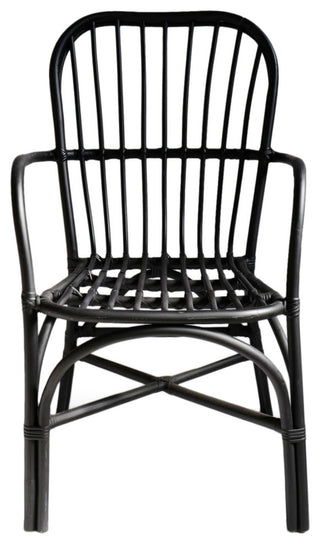 Black Bamboo Dining Chair