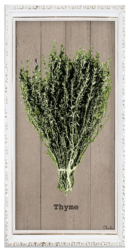 Thyme Wrapped Canvas Botanical Kitchen Wall Art