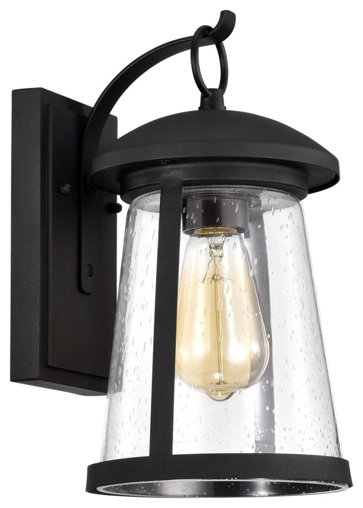 CHLOE Lighting CH2S215BK12-OD1 FREYA Transitional Black Outdoor Wall Sconce