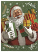 "Santas List IV Crop" Digital Paper Print by Janelle Penner, 38"x50"