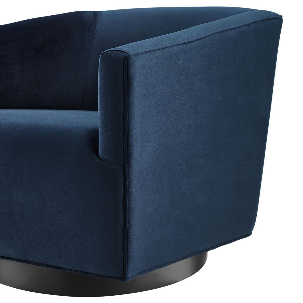 Accent Chair, Set of 2, Velvet, Dark Blue, Modern, Living Lounge Hospitality