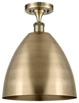 Innovations Lighting 516-1C-AB-MBD-12-AB 1 Light 12" Semi-Flush Mount