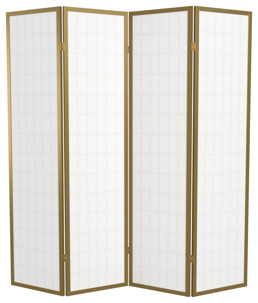 6' Tall Window Pane, Special Edition, Gold, 4 Panels