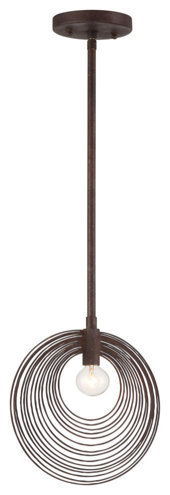 Crystorama Doral One Light Pendant DOR-B7700-FB