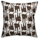 All the Chocolate Labs 20x20 Spun Poly Pillow