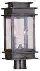 Princeton Outdoor Post Head, Vintage Pewter