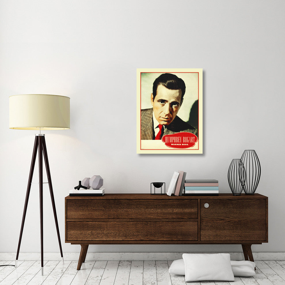 "Bogart" Stretched Canvas Giclee by Hollywood Photo Archive, 28x36"