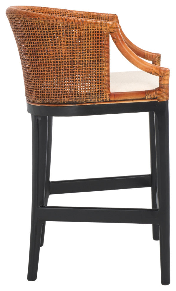 Safavieh Brando Counter Stool, Brown/Black