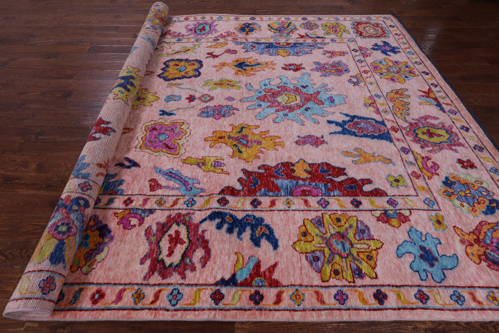 8' 10" X 12' 2" Turkish Oushak Hand-Knotted Rug - Q14799