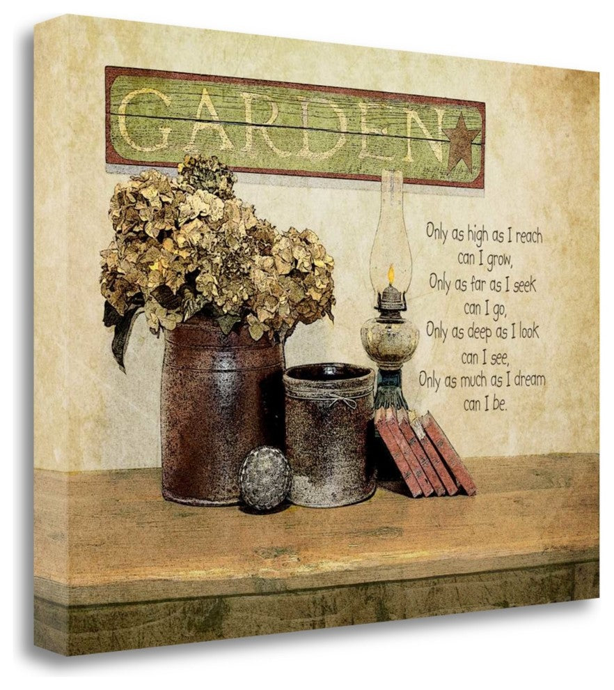 "Garden" By Jo Moulton, Giclee Print on Gallery Wrap Canvas, Ready to Hang