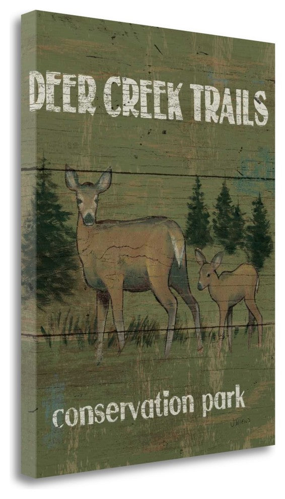"Lodge Signs VIII" By James Wiens, Giclee Print on Gallery Wrap Canvas