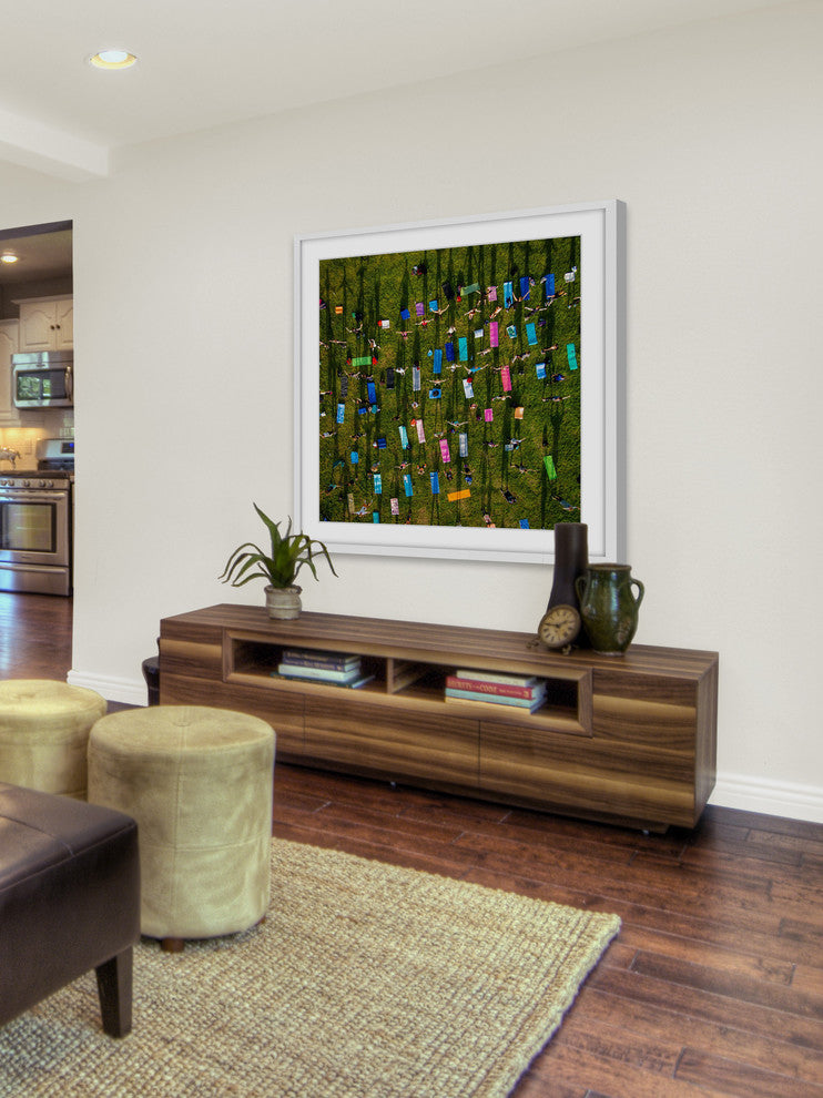 "Stretched Arms" Framed Print by Karolis Janulis