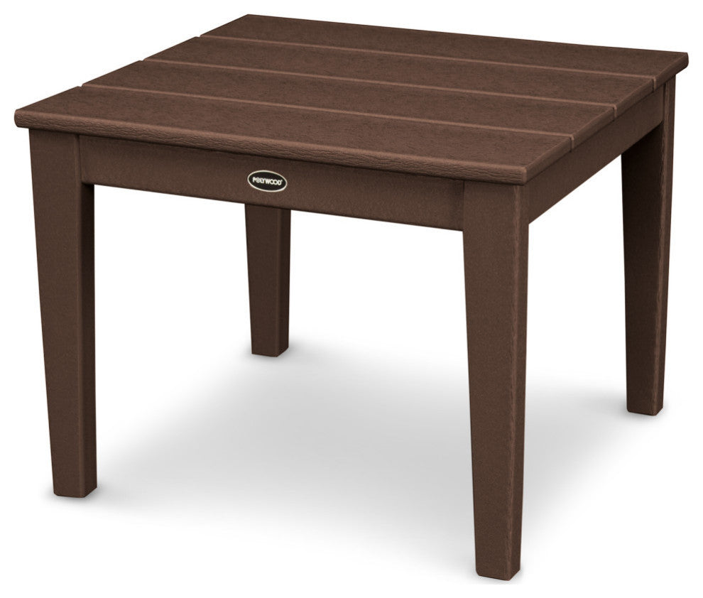 POLYWOOD Newport 22" End Table, Mahogany