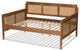 Wolverton Modern Farmhouse Walnut Effect Full Size Daybed