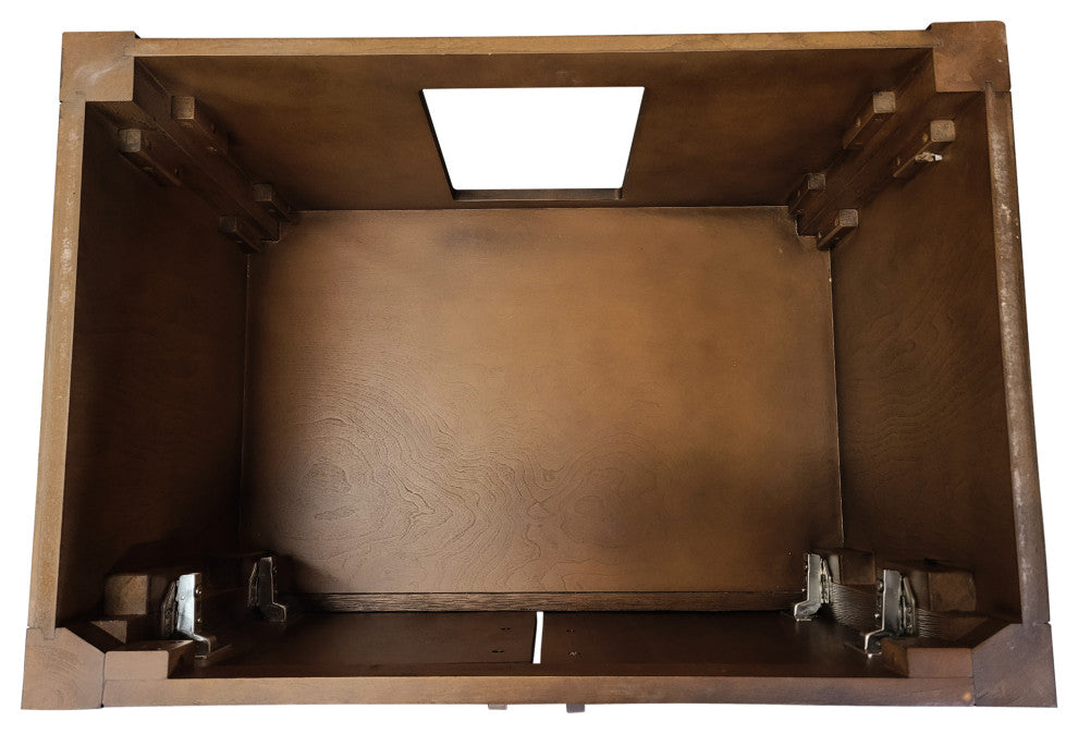 30" Vanity, Carrara White Marble Top, Sink, Drain, Mounting Ring, and P-Trap, Matte Black, Mirror Included