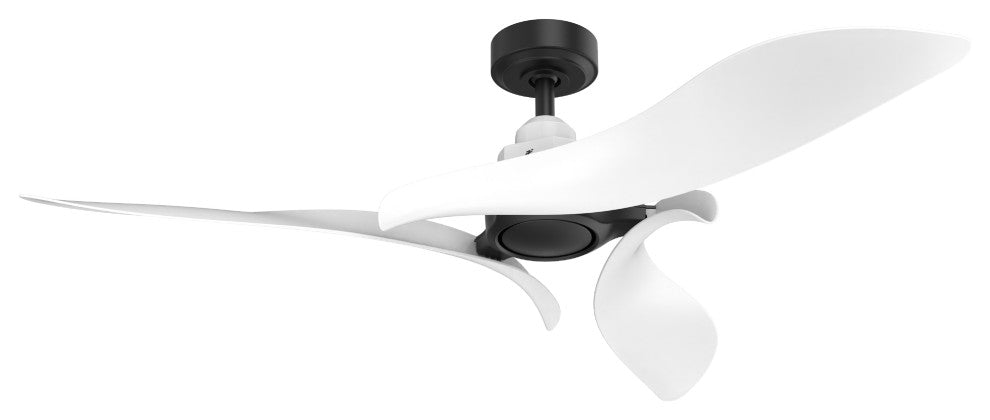 54 in. Indoor White Modern Ceiling Fan without Light