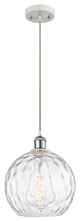 Innovations 516-1P-WPC-G1215-10-LED 1-Light Mini Pendant, White, Polished Chrome