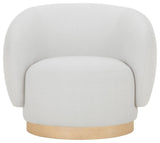 Galey Alix x Livabliss Finlayson GALS-001 Chair,29"H x 35"W x 34"D, Beige Base