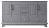60" Double Sink Bathroom Vanity Base