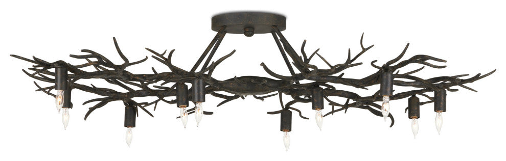 Rainforest Bronze Semi-Flush