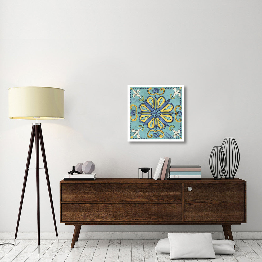 "Tuscan Sun Tile IV Color" Digital Paper Print by Anne Tavoletti, 26"x26"