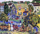 Maurice Prendergast New England Village, 20"x25" Gallery Wrapped Canvas Print