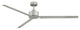Hinkley Indy 72" Indoor/Outdoor Ceiling Fan, Brushed Nickel